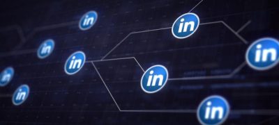 Logos da rede social LinkedIn